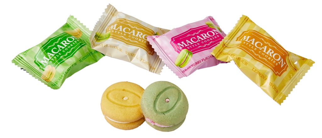 BOTE GALLETAS MACARONS 14U