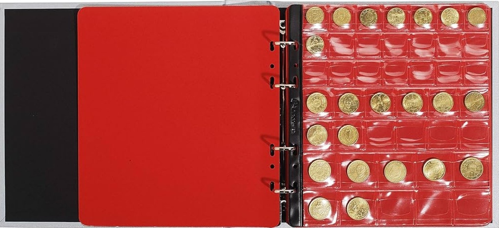 ALBUM MONEDAS 24,5X25 NEGRO