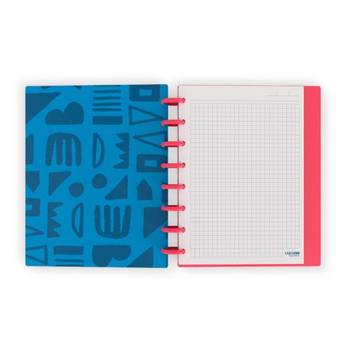 BLOC A5 ING.100H 100GR AZU.CUA