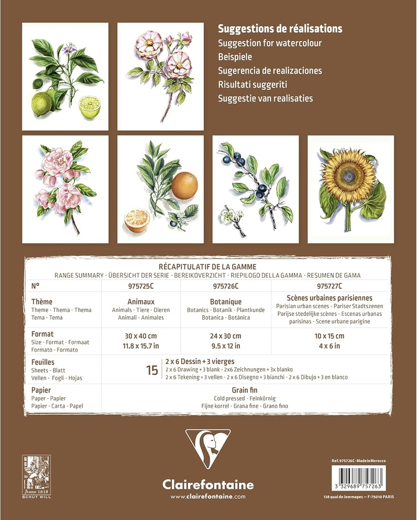 BLOC PRED.BOTAN.15H 300G 24X30 975726C