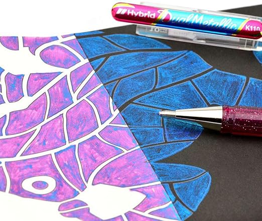 BOLIGRAFO PENTEL HYBRID DUAL VIOLETA