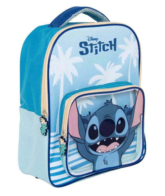 MOCHILA ESCOLAR INFANTIL 30CM STITCH