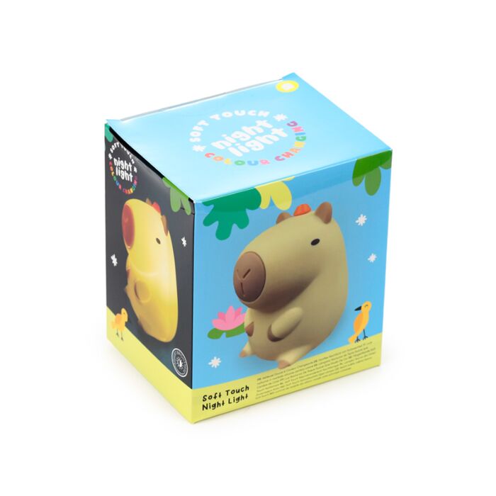 LAMPARA NOCHE LED FORMA CAPIBARA