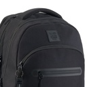 MOCHILA TRIPLE OSLO RECICLADA RAW NEGRA