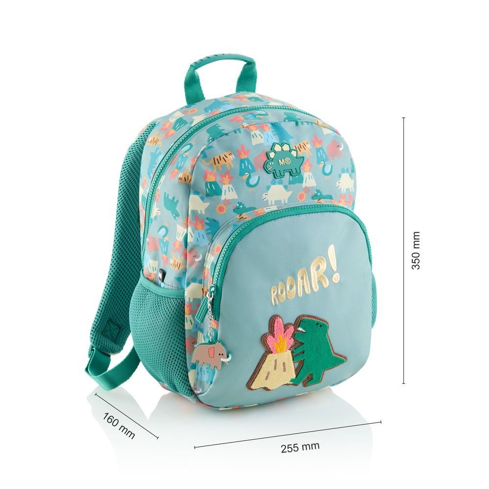 MOCHILA DOBLE LONDON RECICLADA DINO ROAR