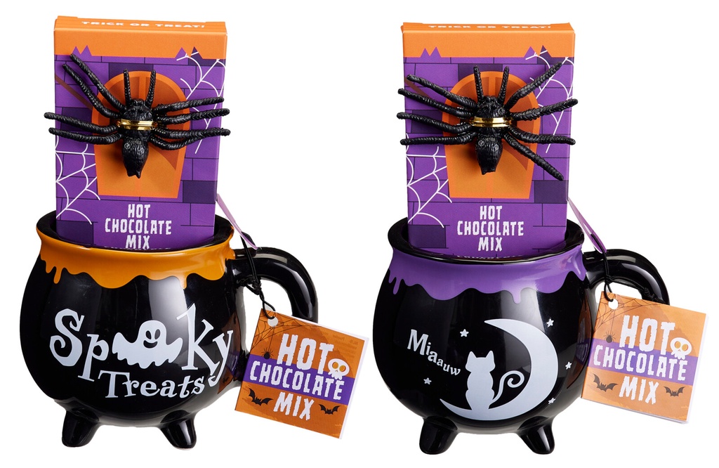 TAZA HALLOWEEN CHOCOLATE CALIENTE