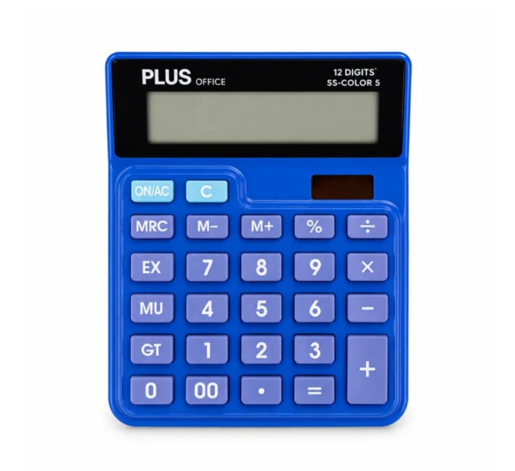 CALCULADORA PLUS OFFICE SS-COLOR 5 AZUL