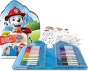 MALETIN 45 PIEZAS PAW PATROL COLOREAR CON STICKERS