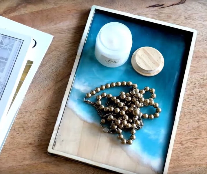 BANDEJA CHAPA MADERA RECTANGULAR 195X295MM