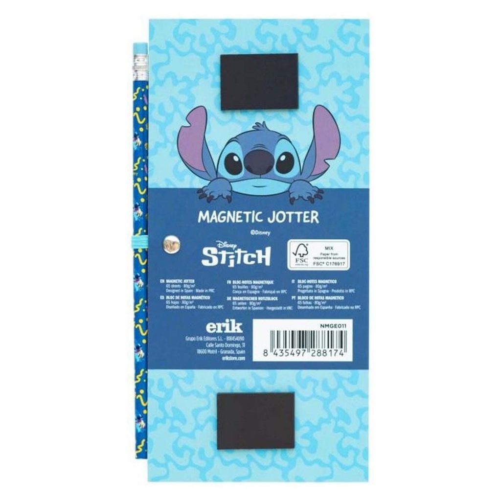 NOTAS MAGNETICAS DISNEY STITCH TROPICAL