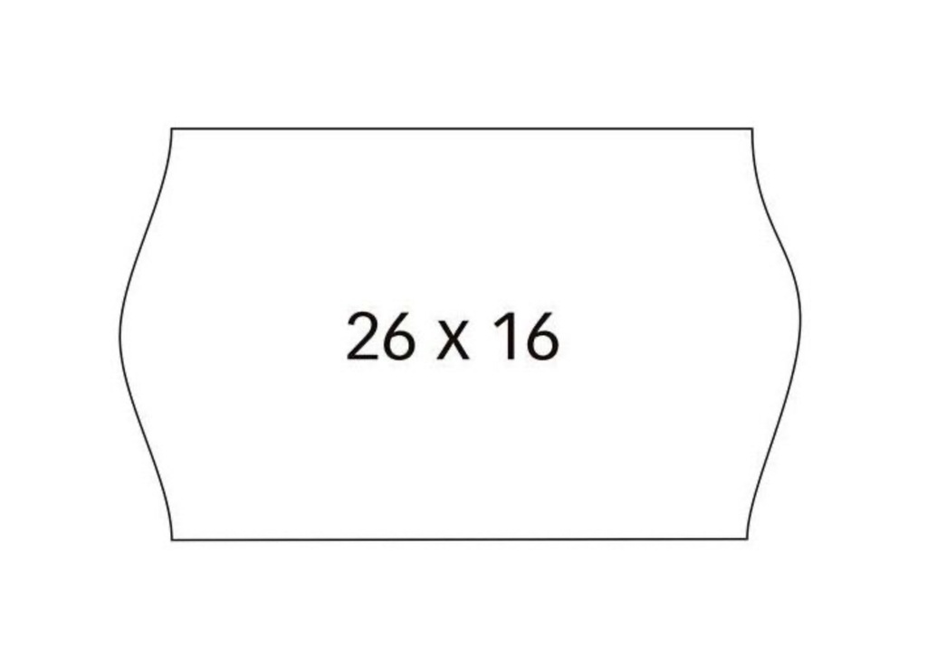 6 ROLL.1000 ETIQ.APLI 26X16 BL