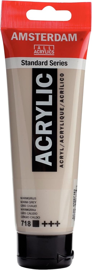 ACRILICO120ML GRIS CALIDO