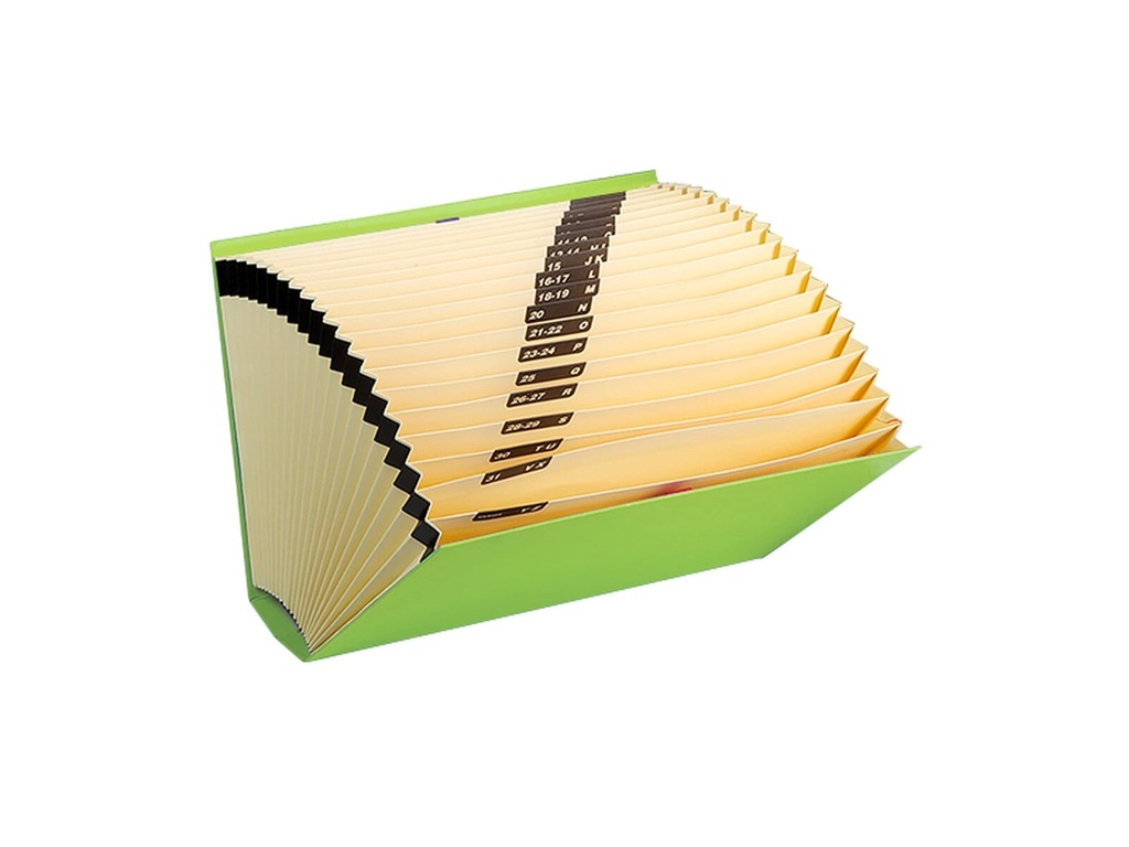 ACORDEON Fº FORRADO 20DP VERDE