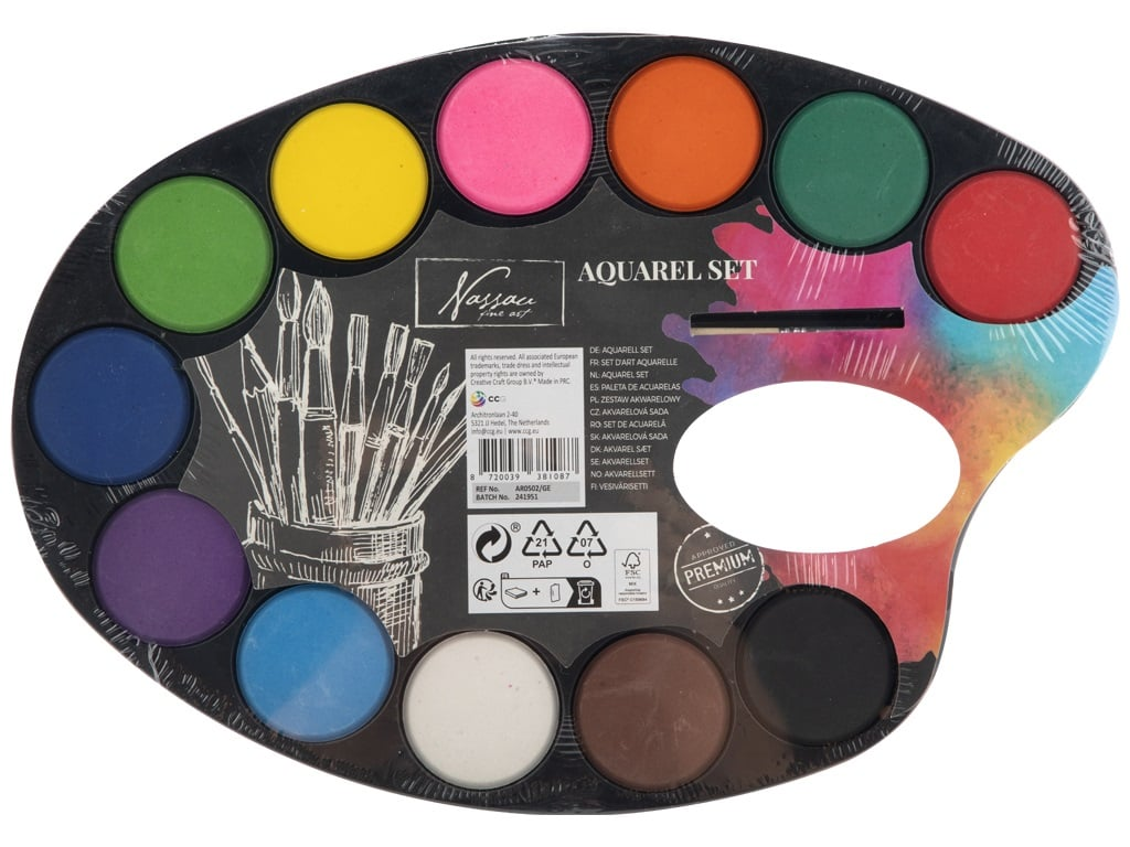ACUARELA NASSAU 12COL AR0502/GE