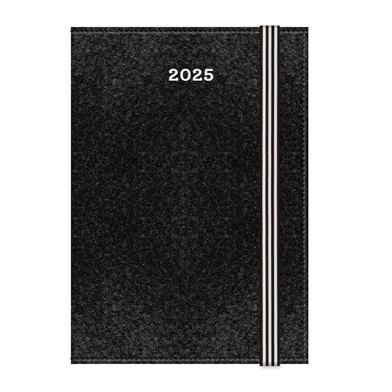 AGENDA ANUAL 2025 A5 SV GRIS