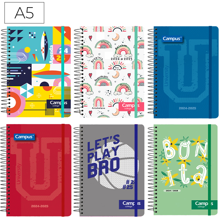 AGENDA ESC.24 A5 S/V FORRADA