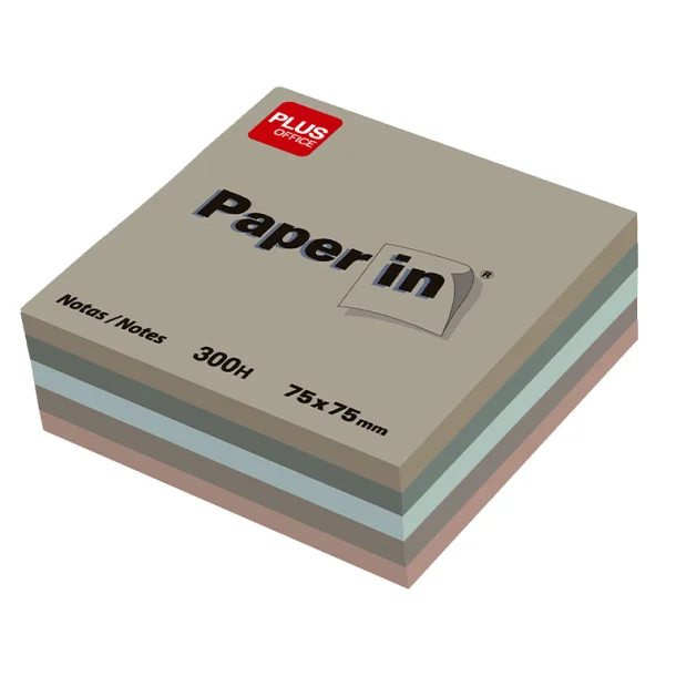NOTA ADHESIVA PAPER-IN 75X75 300H TIERRA