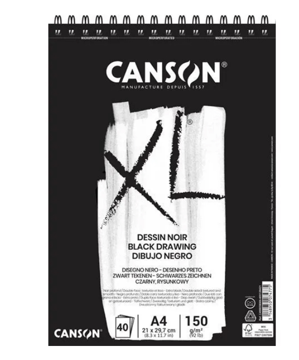 AL CANXL NOIR 40H A4 150G