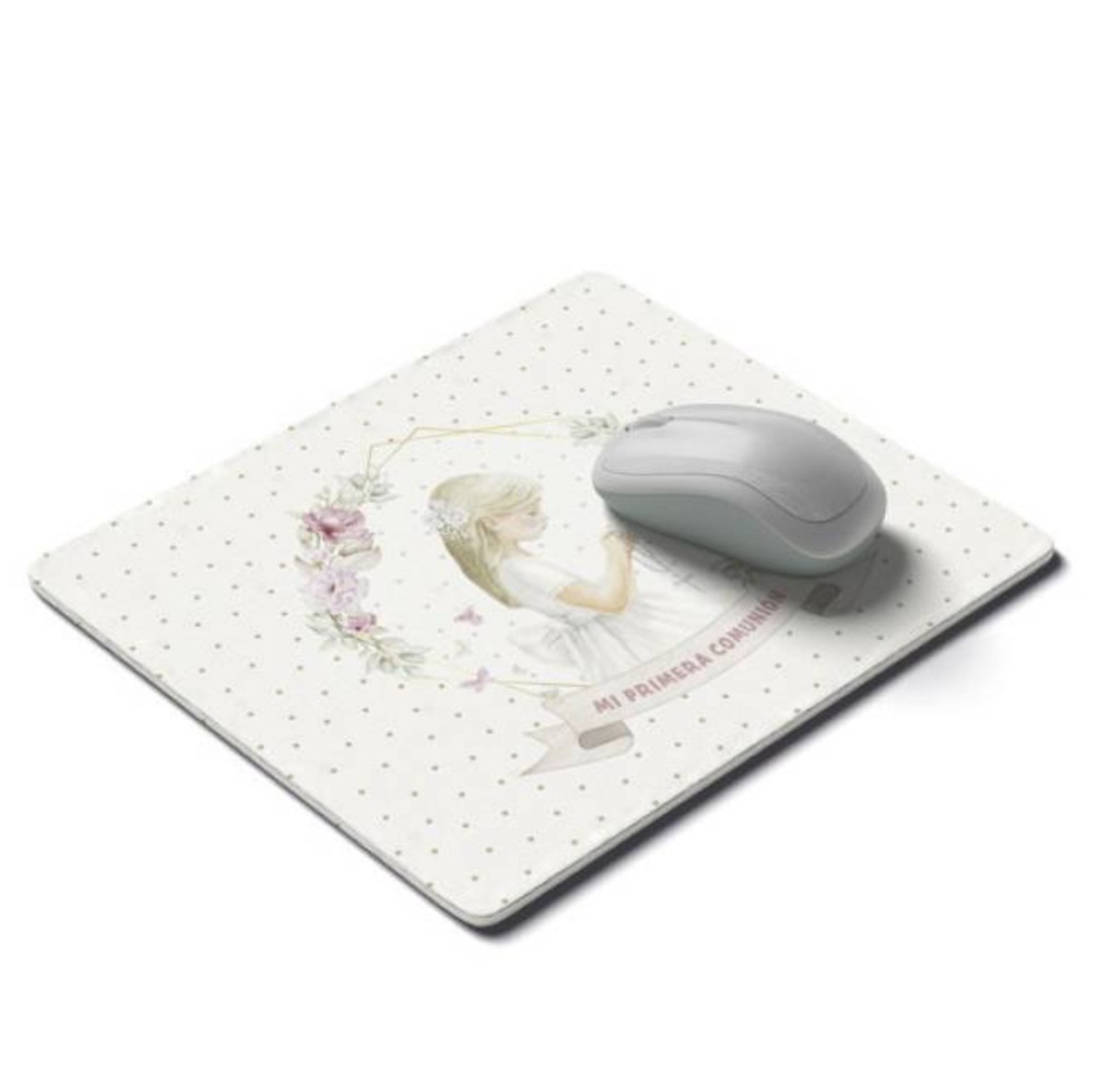 ALFOMBRILLA PARA RATON NIÑA COMUNION