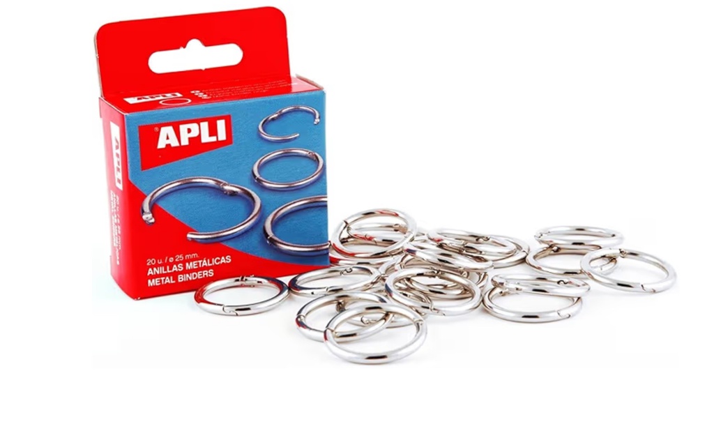 ANILLA METAL APLI 38MM 20UD