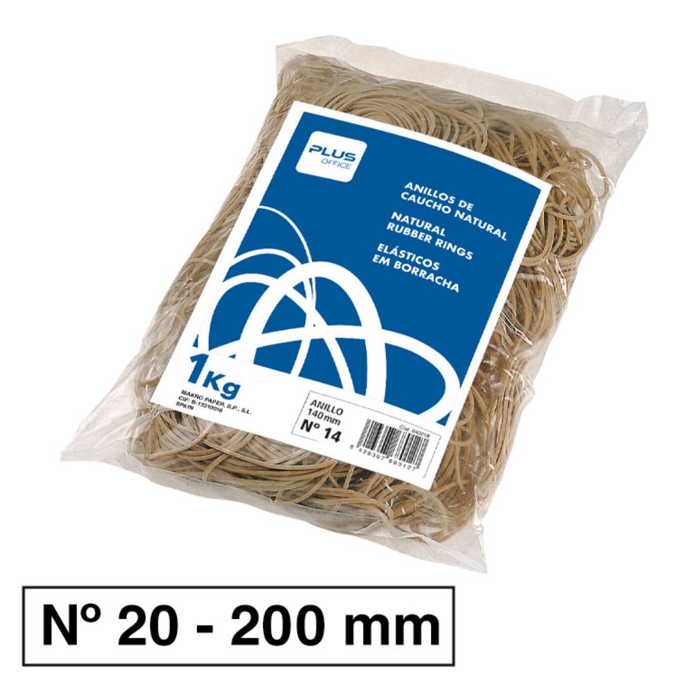 GOMAS ELASTICAS 1kg.N-20 MAKRO