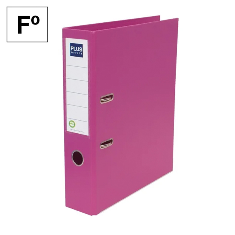 ARCHIVADOR F L/A FORRADO ROSA