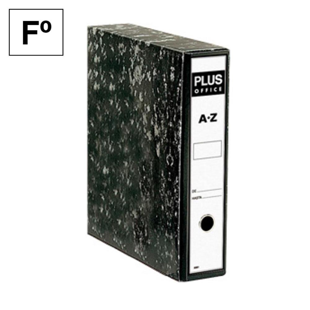 ARCHIVADOR RADO AZ PLUS OFFICE FOLIO NEGRO JASPEADO