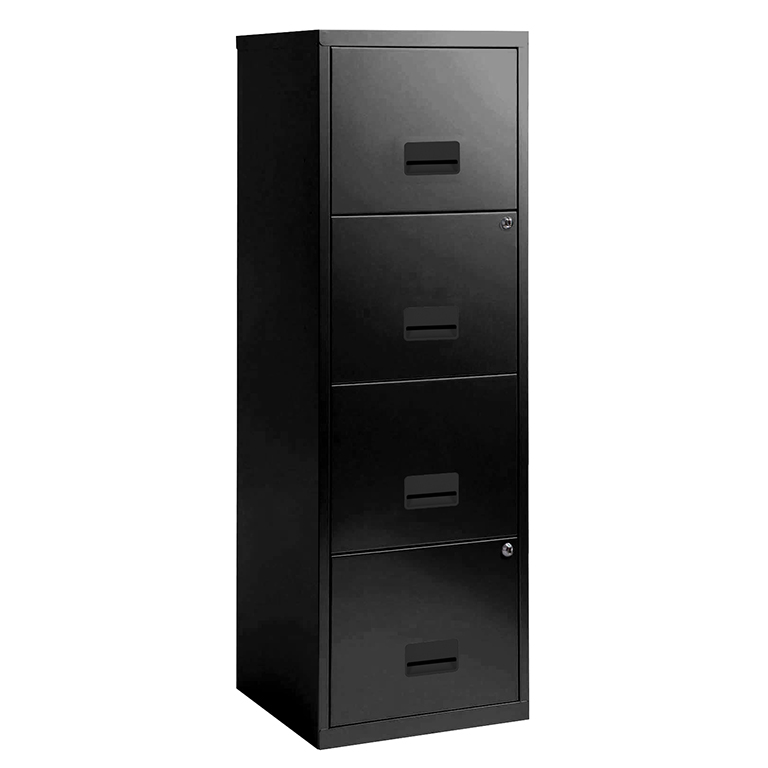 ARCHIVADOR MAXI 4 CAJONES NEG