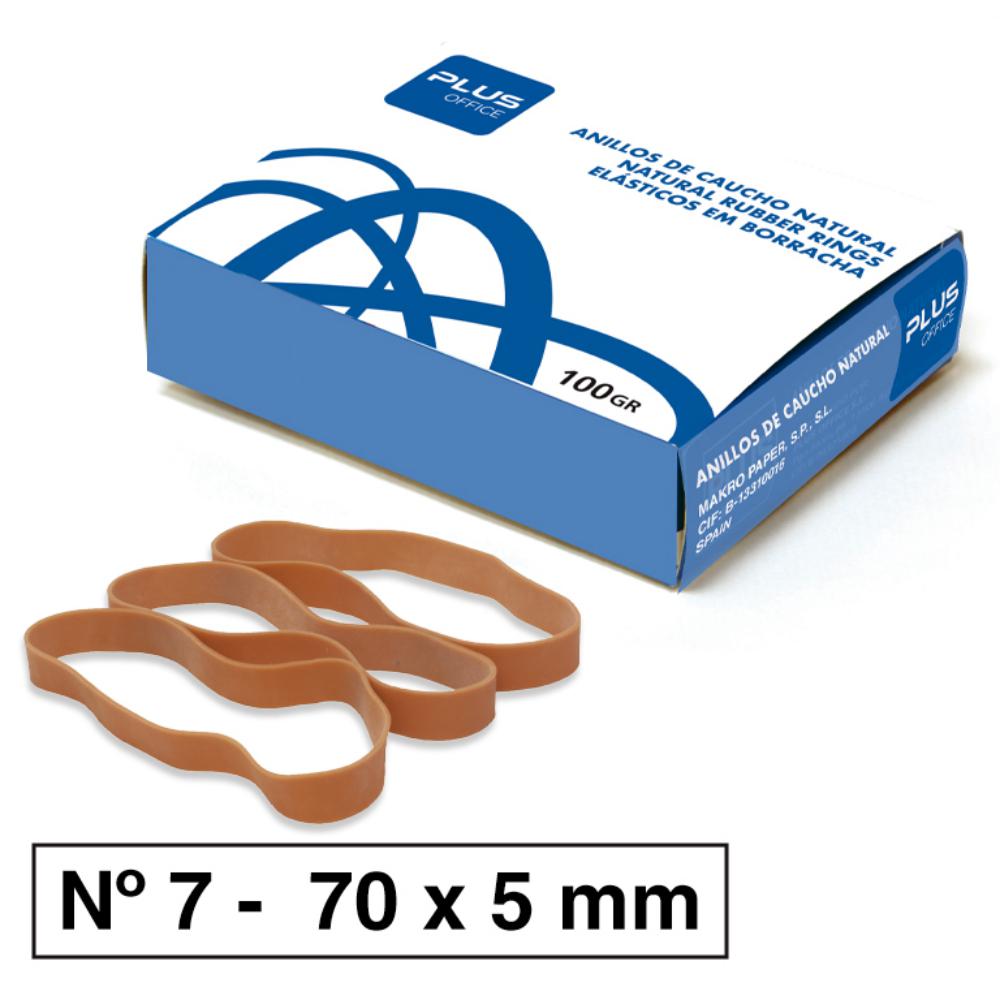 BANDAS ELASTICAS N° 7 5MM 100G