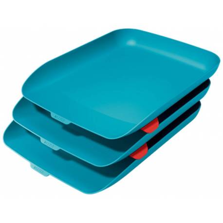BANDEJA LEITZ SET 3 AZUL CALMA