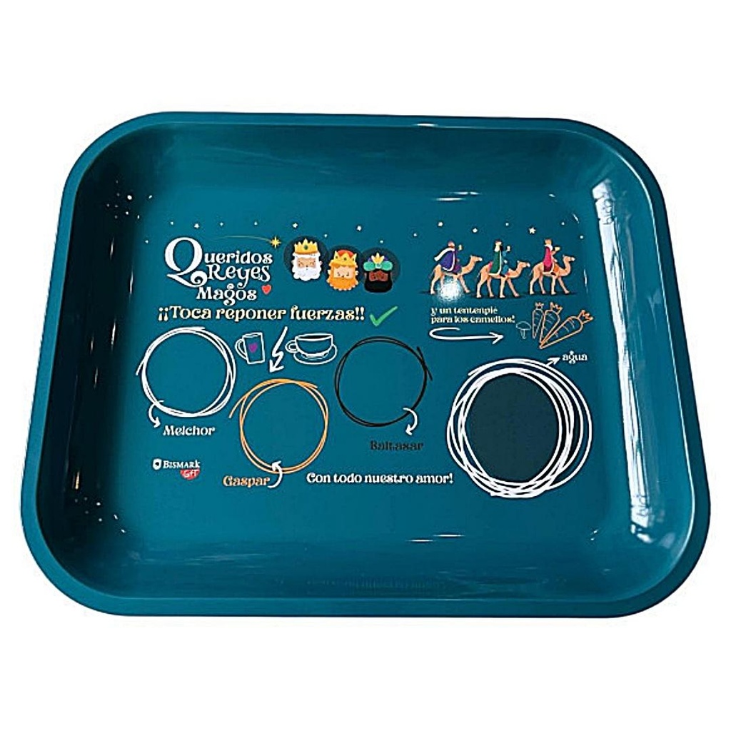 BANDEJA METALICA REYES MAGOS