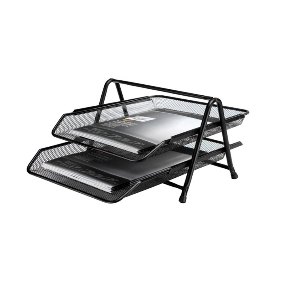 BANDEJA REJILLA DOBLE NEGRA