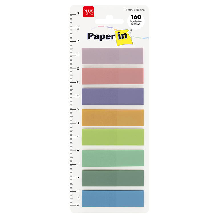 BANDERITAS PAPER IN PLUS OFFICE 8 COLORES PASTEL
