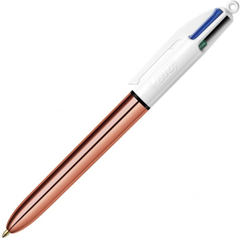 BIC 4 COLORES ROSE GOLD 20UD