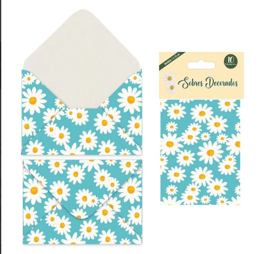 BLI.10 SOBRES MARGARITAS 47837