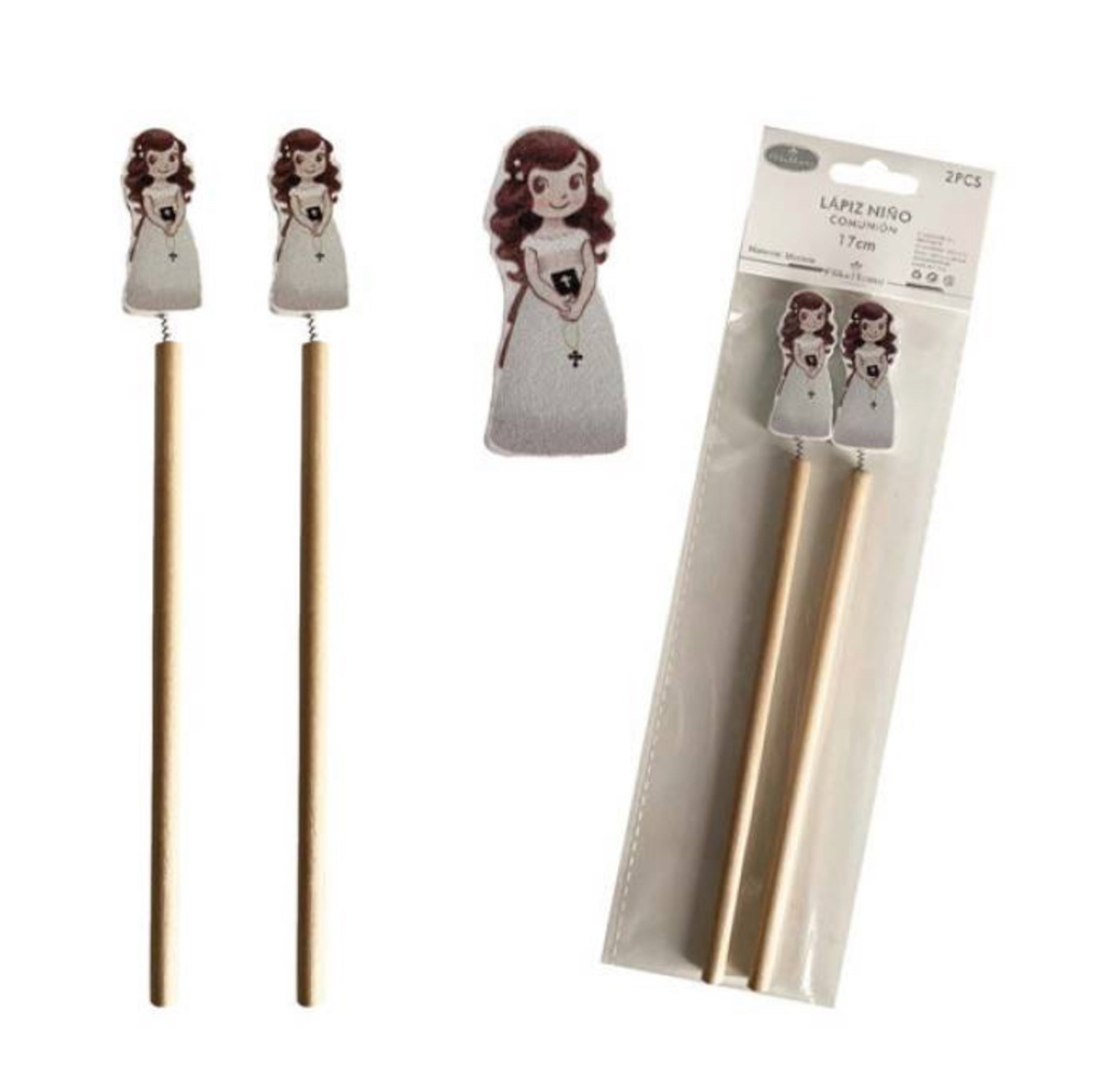 BLISTER 2 LAPICES COMUNION NIÑA