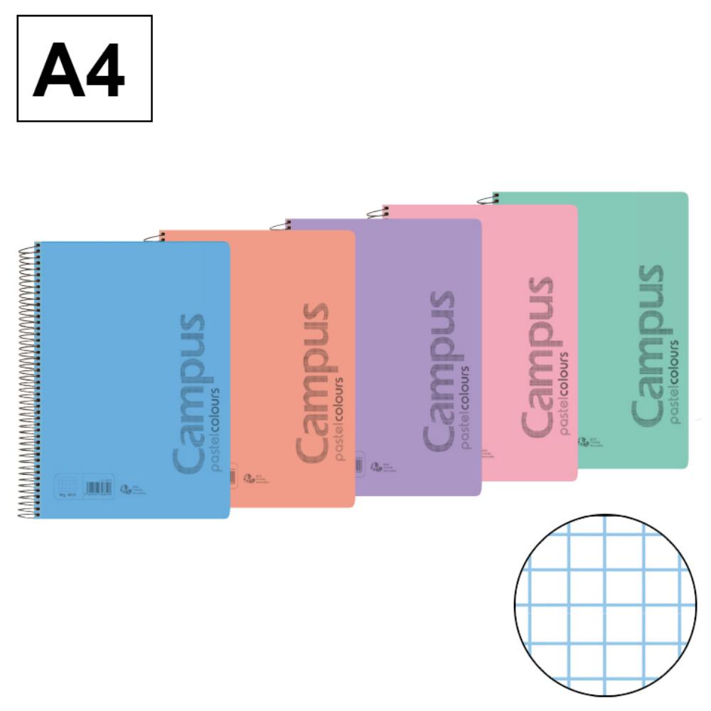 BLOC A4 80H T.PP 90GR PASTEL