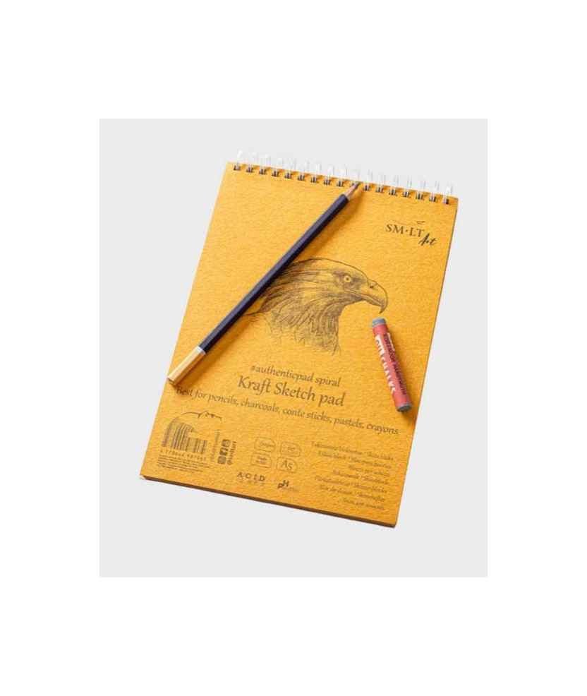 BLOC BOCETOS A5 90G KRAFT RECI