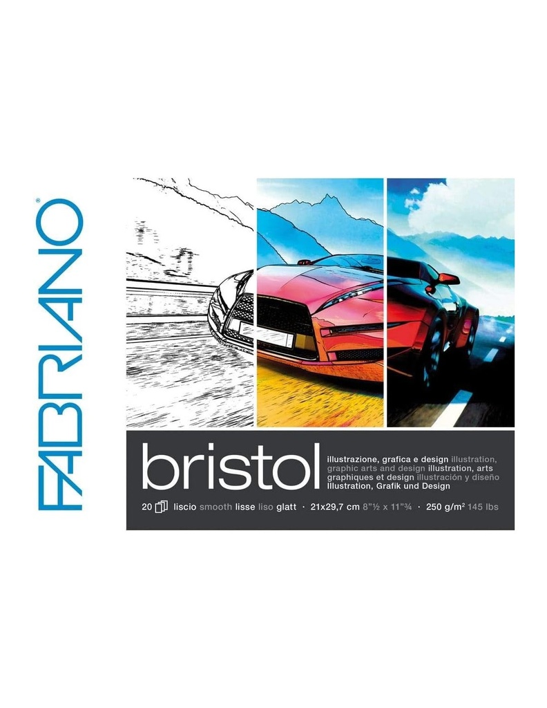 BLOC BRISTOL 1L A4 20H 250GR