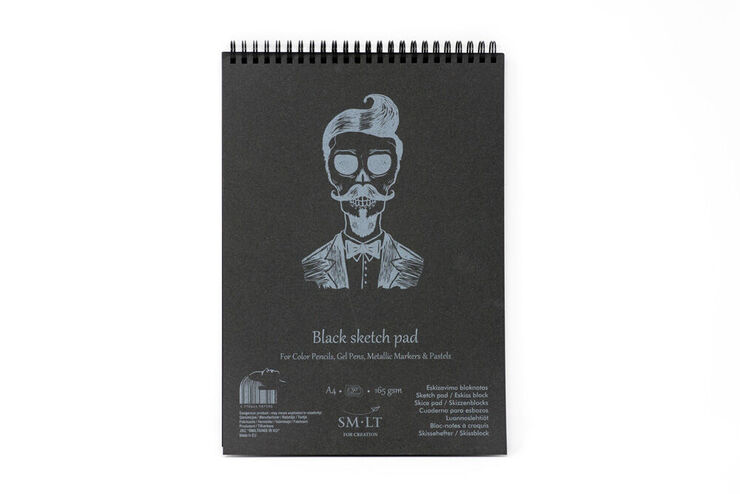 BLOC DIBUJO NEGRO A4 EB-30TS