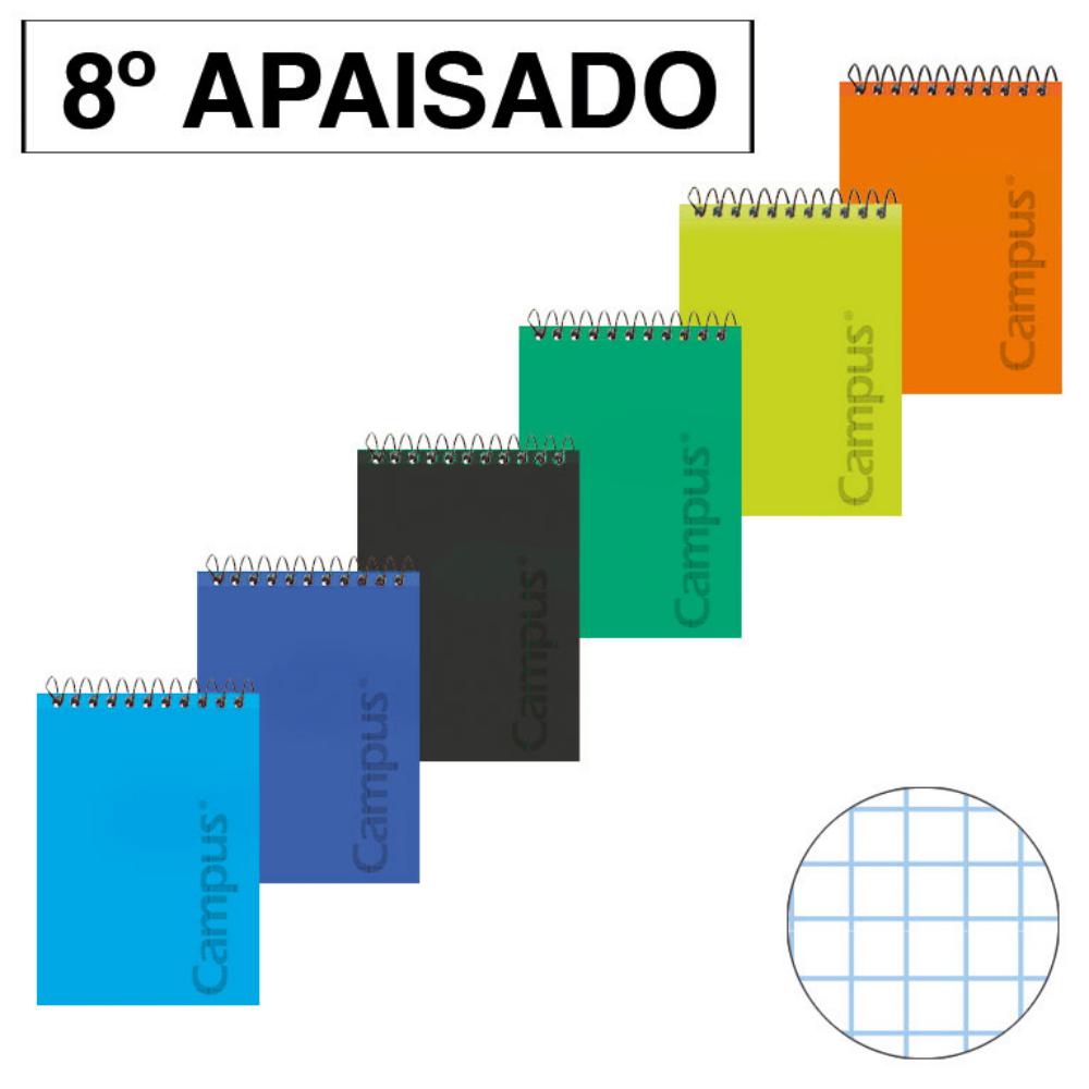 BLOC ESPIRAL 8º APAISADO T.PP.