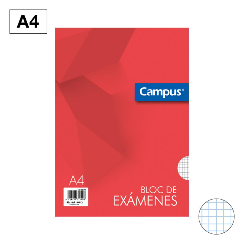 BLOC EXAMENES A4 40H. MAKRO