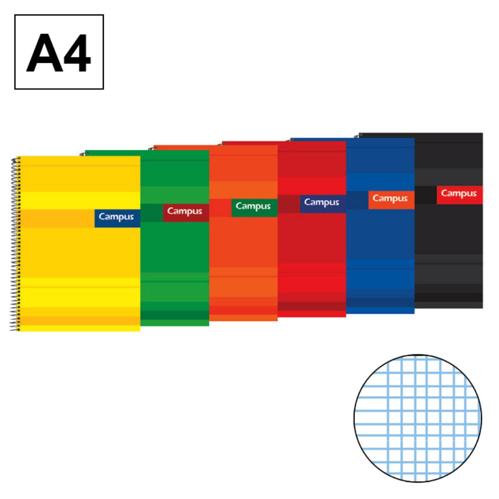BLOC ESPIRAL CAMPUS A4 T.EXTRA 80H 70G MILIMETRADO