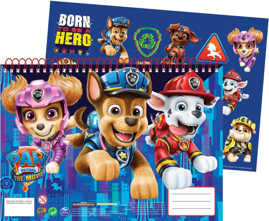 BLOCK STICKERS PAW 334-35416