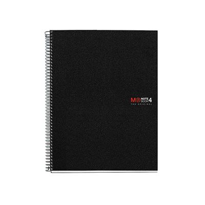 BLOC NOTAS A6 100H 70G NEGRO