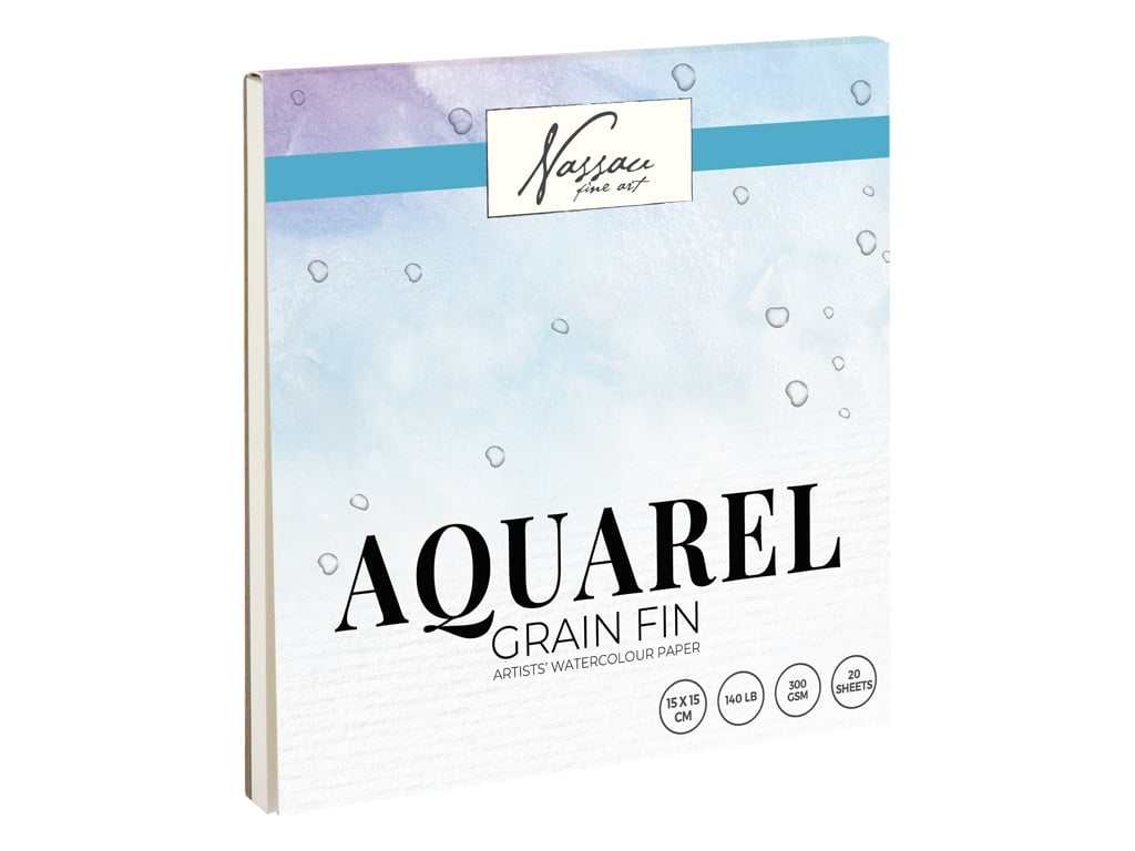 BLOC PAPEL ACUARELA15x15 AR0331/GE