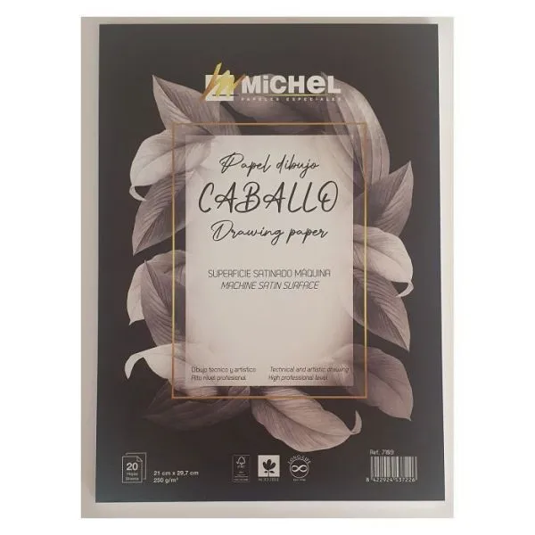 BLOC PAPEL CABALLO SATI.A4 20H