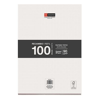 BLOC RECAMBIO A4 100H PAUT.90G