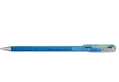 BOLIGRAFO HYBRID DUAL METALLIC BLUE GREY