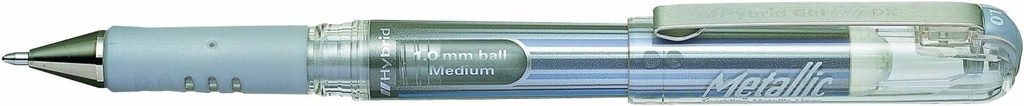 BOLIGRAFO HYBRID GEL DX PLATA METAL